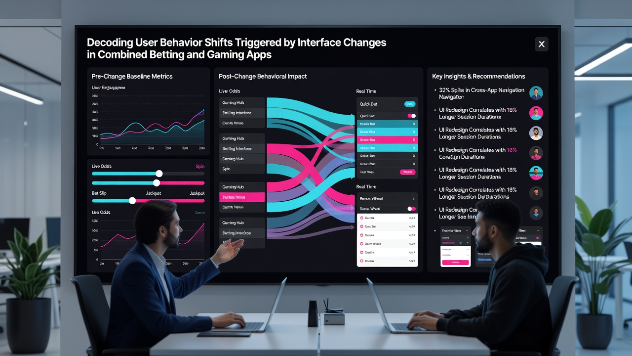 Analytics dashboard displaying heatmaps of user taps on combined betting and gaming mobile interfaces