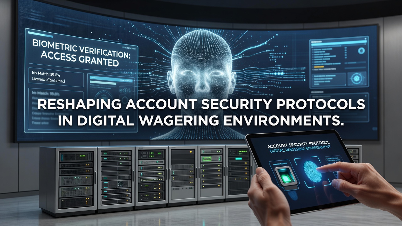 Biometric facial recognition technology integrated into a digital wagering platform interface