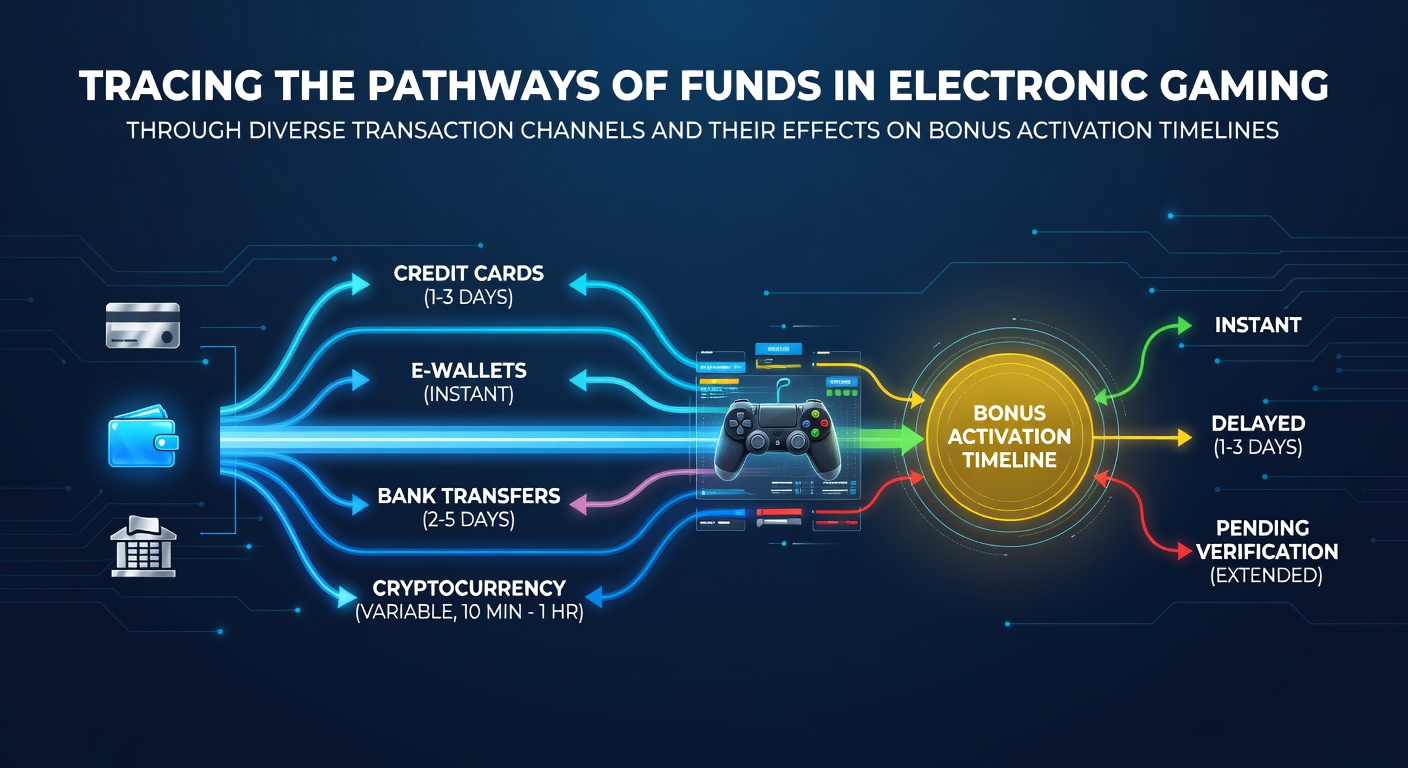 Diagram illustrating fund flow pathways through various electronic gaming transaction channels including credit cards, e-wallets, and bank transfers